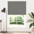 Vidaxl rolgordijn verduisterend 155x230 cm stofbreedte 151,6 cm grijs