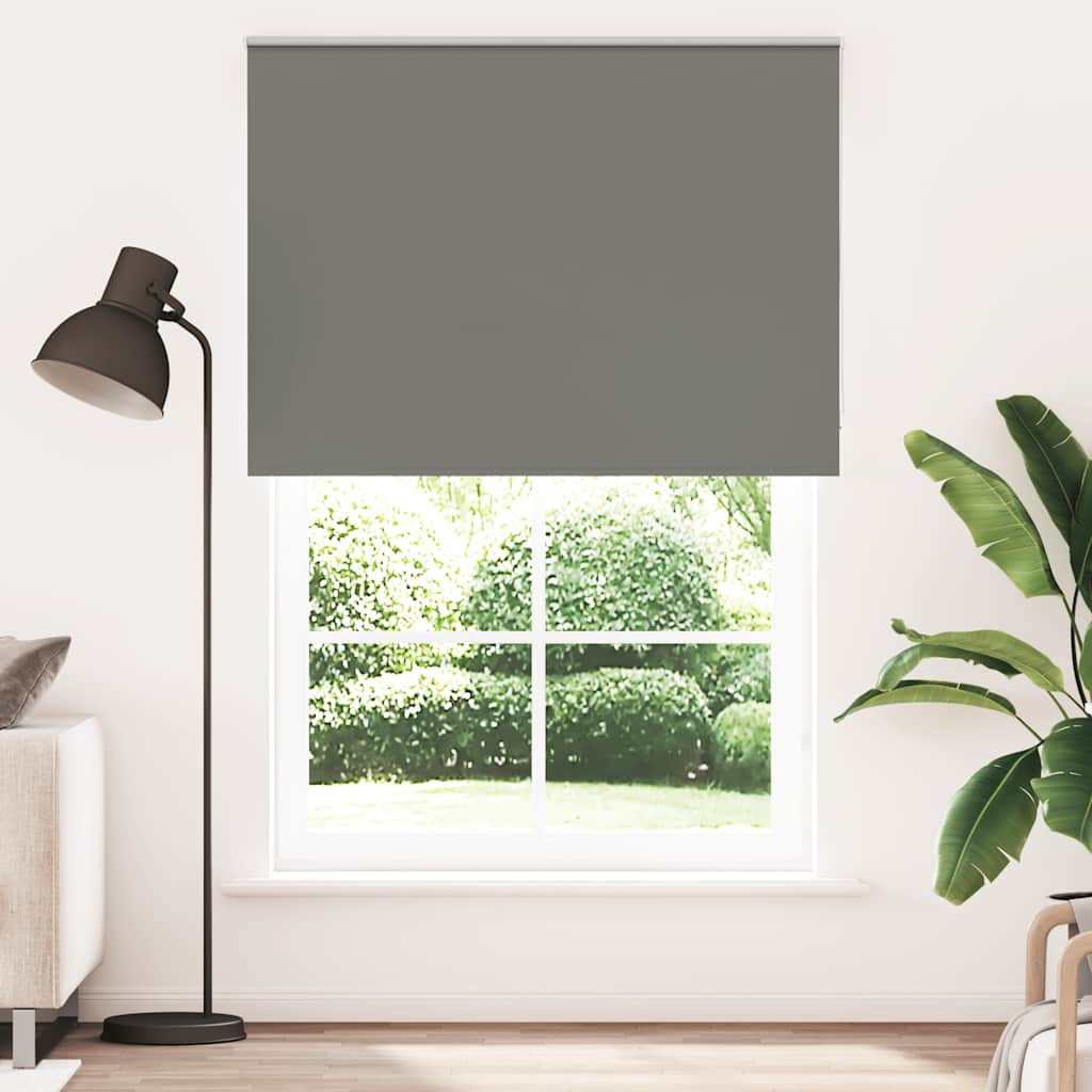 Vidaxl rolgordijn verduisterend 155x230 cm stofbreedte 151,6 cm grijs