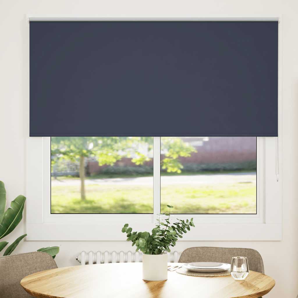 Vidaxl rolgordijn verduisterend 155x150 cm stofbreedte 151,6 cm blauw