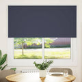 Vidaxl rolgordijn verduisterend 150x175 cm stofbreedte 146,6 cm blauw