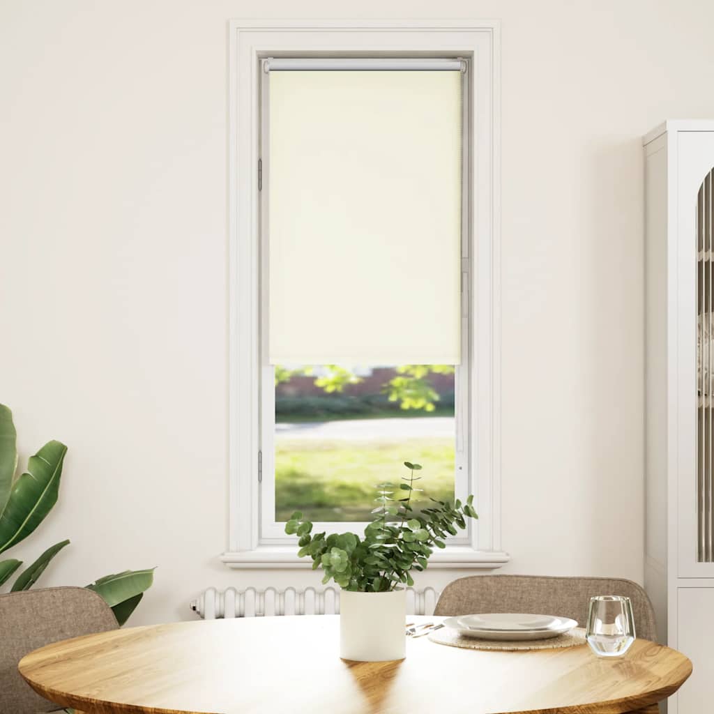 Vidaxl rolgordijn verduisterend 45x175 cm stofbreedte gebroken wit