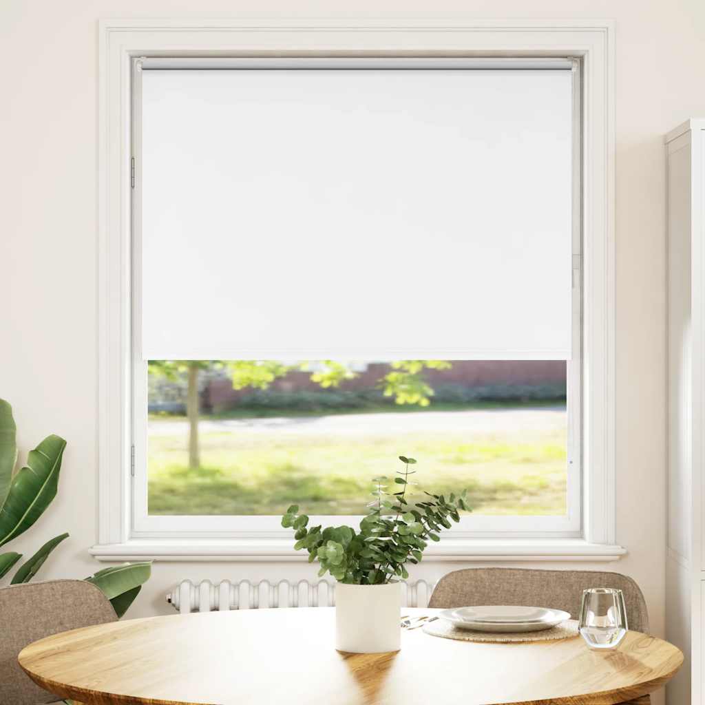 Vidaxl rolgordijn verduisterend 115x130 cm stofbreedte 110,7 cm wit