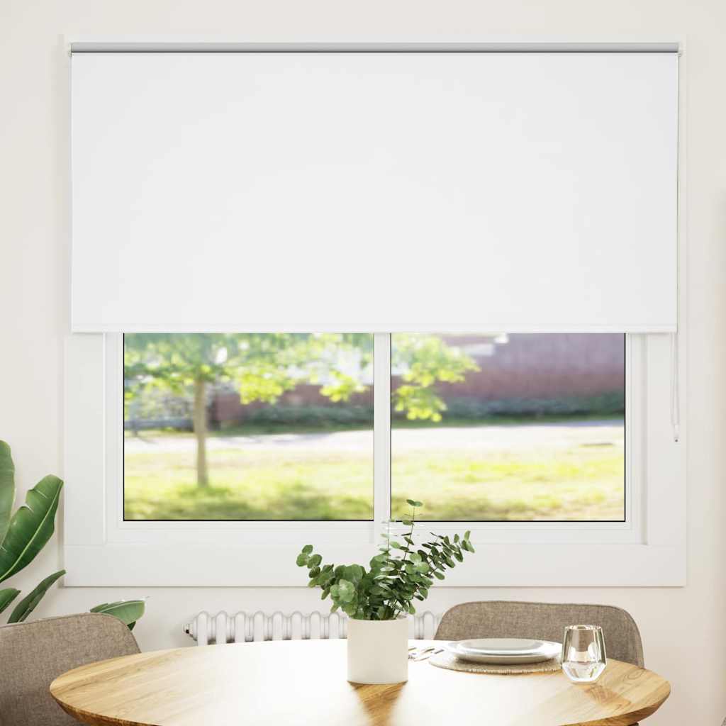 Vidaxl rolgordijn verduisterend 150x130 cm stofbreedte 146,6 cm wit
