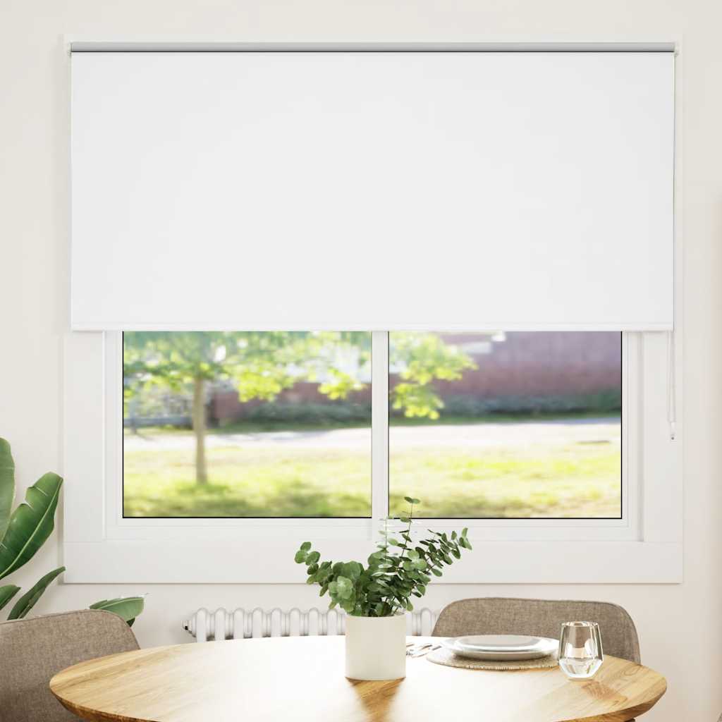 Vidaxl rolgordijn verduisterend 160x150 cm stofbreedte 156,6 cm wit