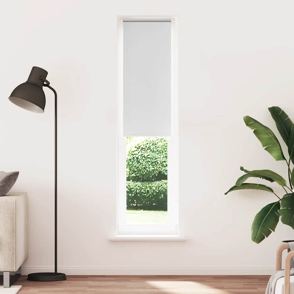 Vidaxl rolgordijn verduisterend 50x210cm stofbreedte 45,7 cm wit