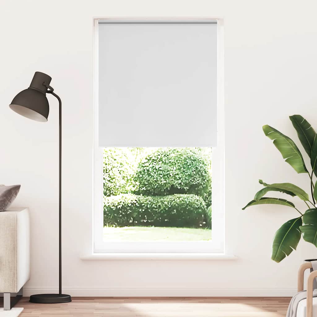 Vidaxl rolgordijn verduisterend 110x210 cm stofbreedte 105,7 cm wit
