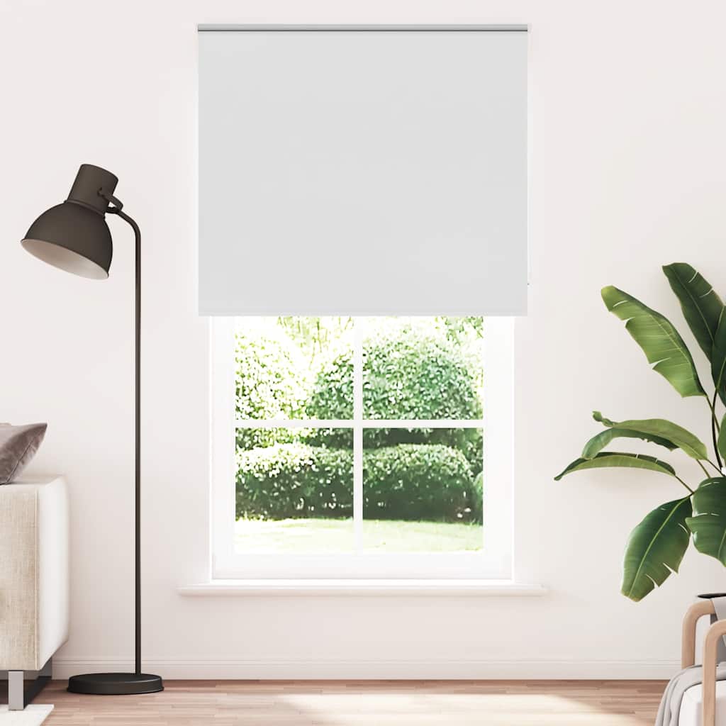 Vidaxl rolgordijn verduisterend 120x230 cm stofbreedte 116,6 cm wit