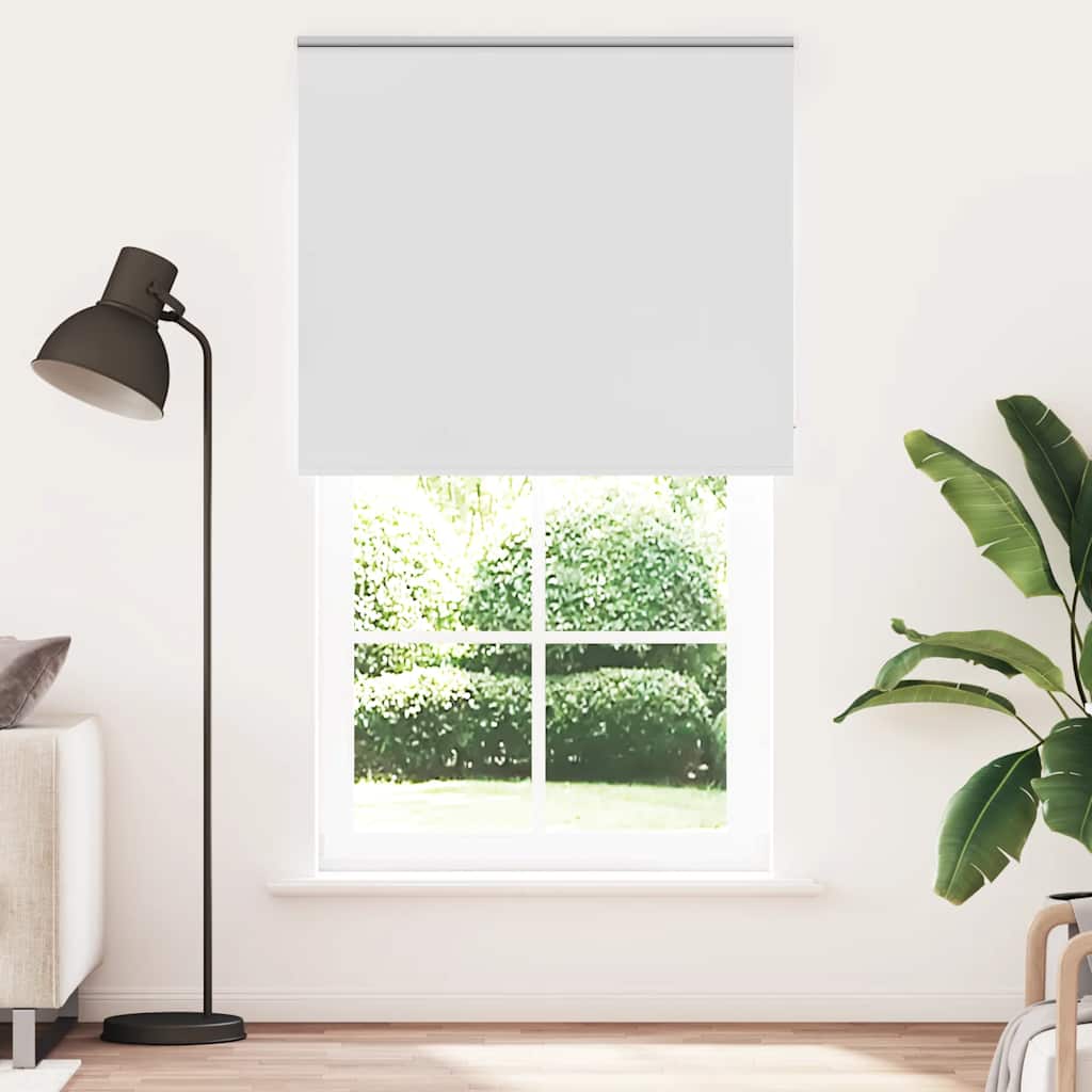 Vidaxl rolgordijn verduisterend 130x230 cm stofbreedte 126,6 cm wit