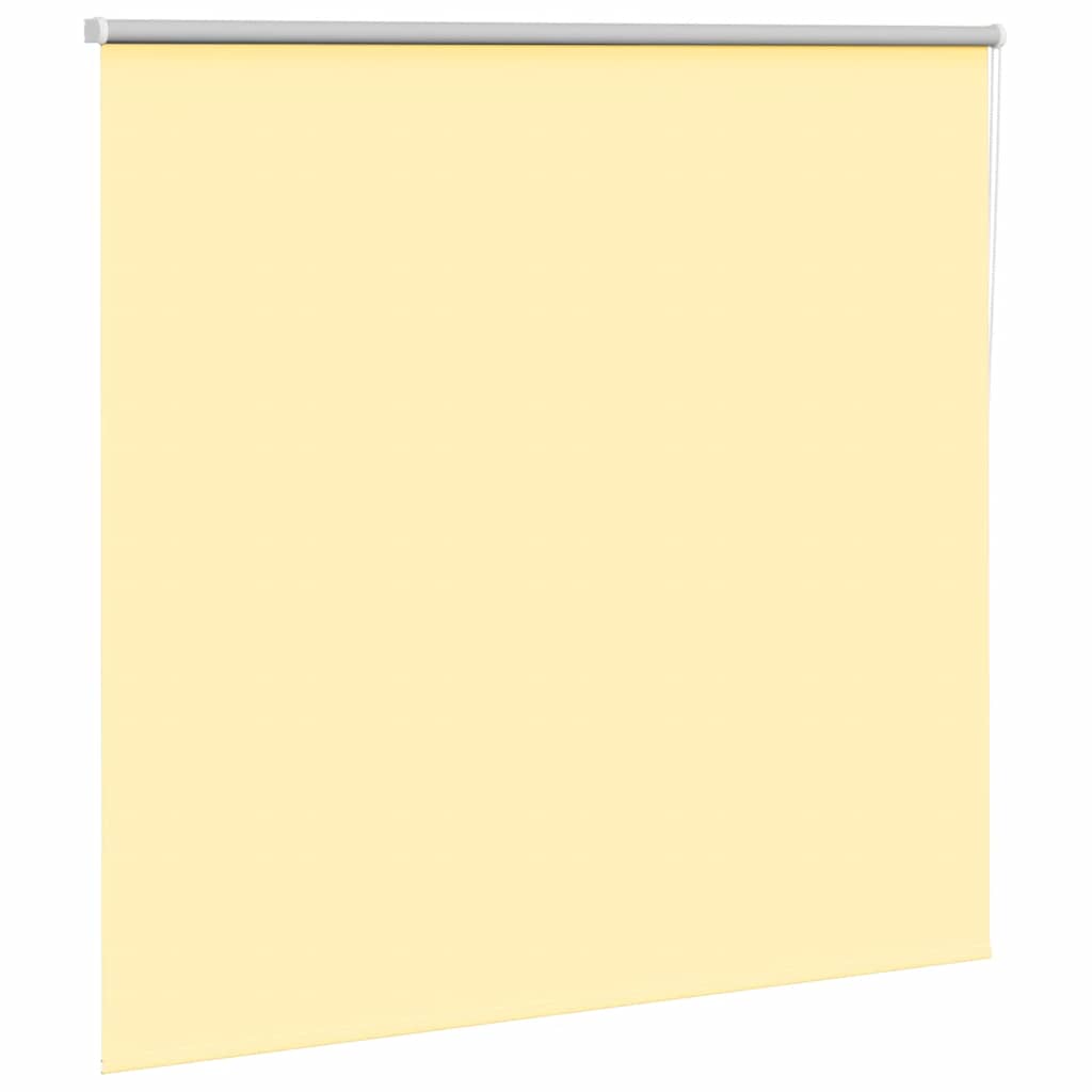 Vidaxl rolgordijn verduisterend 145x130 cm stofbreedte 141,6 cm geel