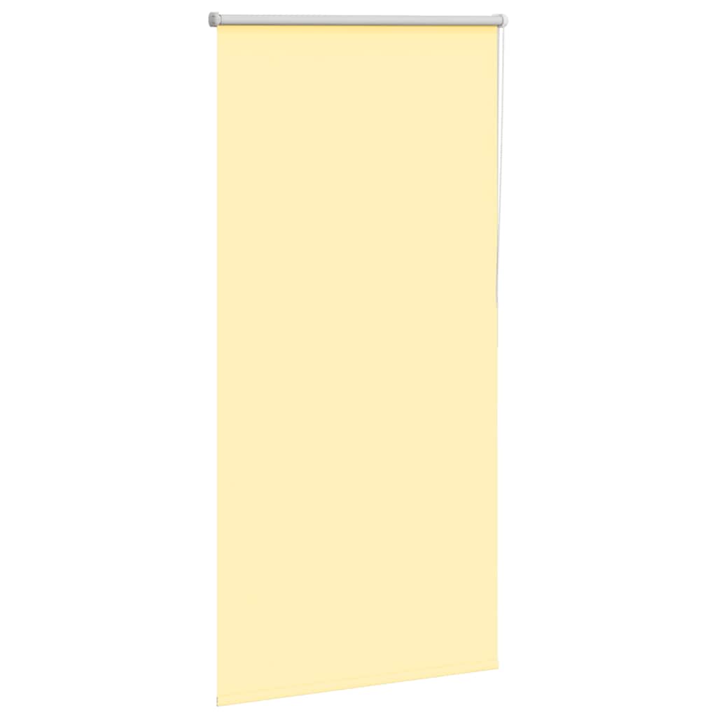 Vidaxl rolgordijn verduisterend 75x150 cm stofbreedte 70,7cm geel