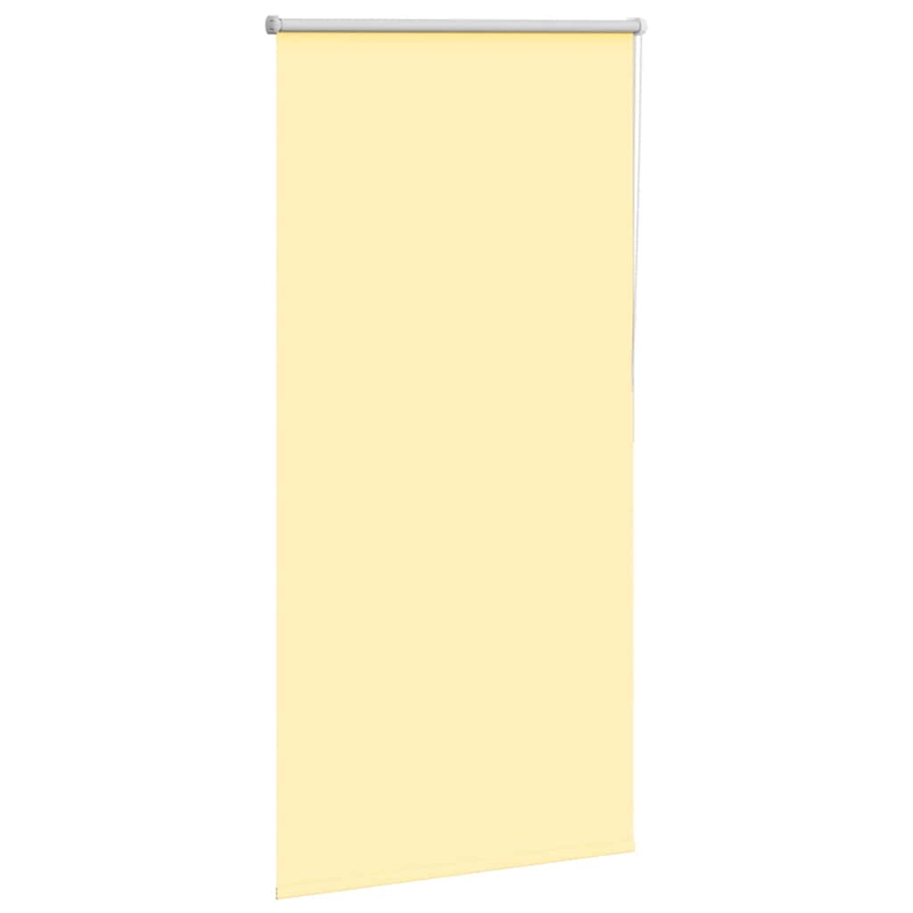 Vidaxl rolgordijn verduisterend 85x150 cm stofbreedte 80,7cm geel