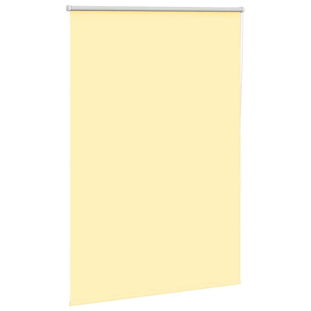 Vidaxl rolgordijn 90x150 cm stofbreedte 85,7 cm verduisterend geel