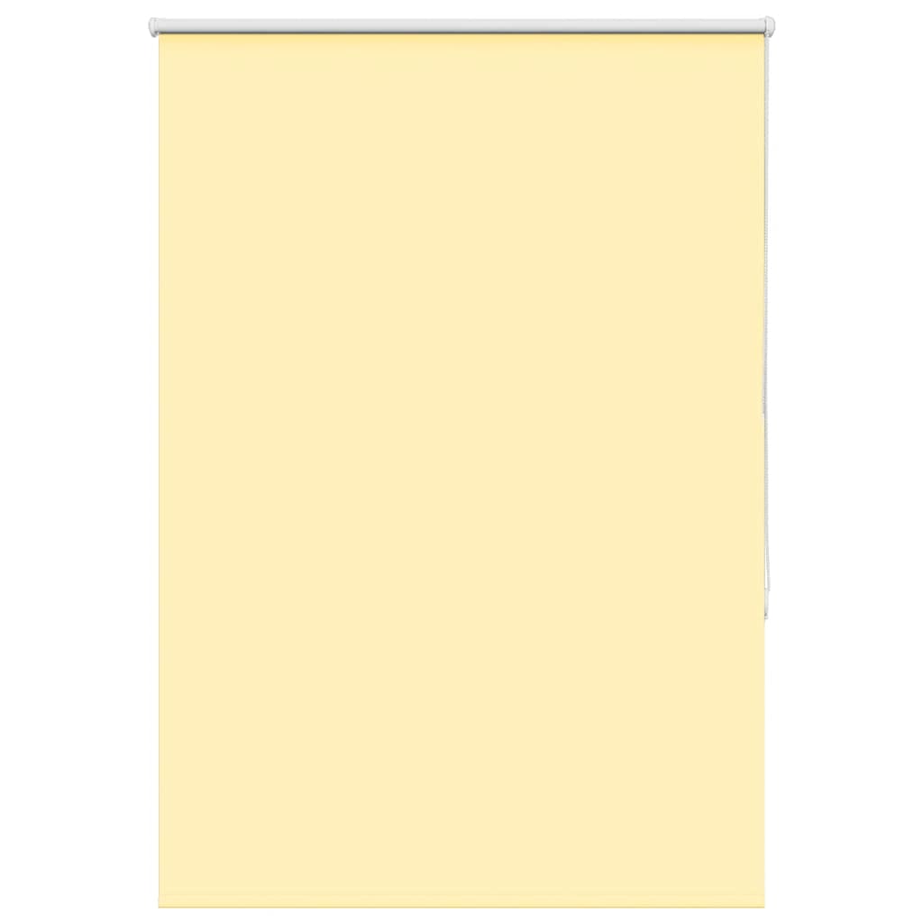 Vidaxl rolgordijn verduisterend 105x150 cm stofbreedte 100,7 cm geel