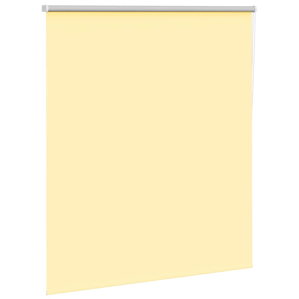 Vidaxl rolgordijn verduisterend 135x150 cm stofbreedte 131,6 cm geel