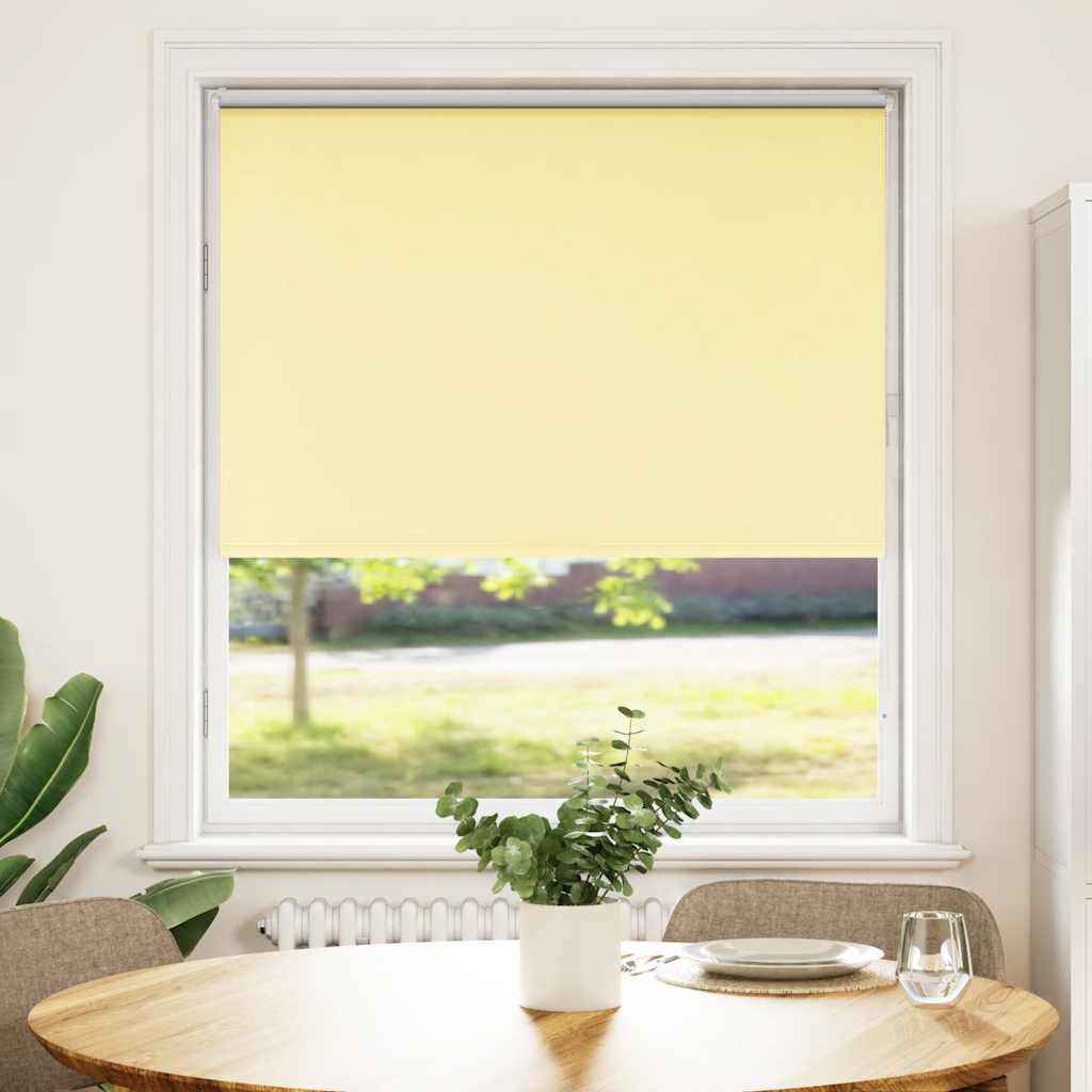Vidaxl rolgordijn 90x175 cm verduisterend 85,7 cm verduisterend geel
