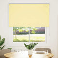 Vidaxl rolgordijn verduisterend 120x175 cm stofbreedte 116,6 cm geel