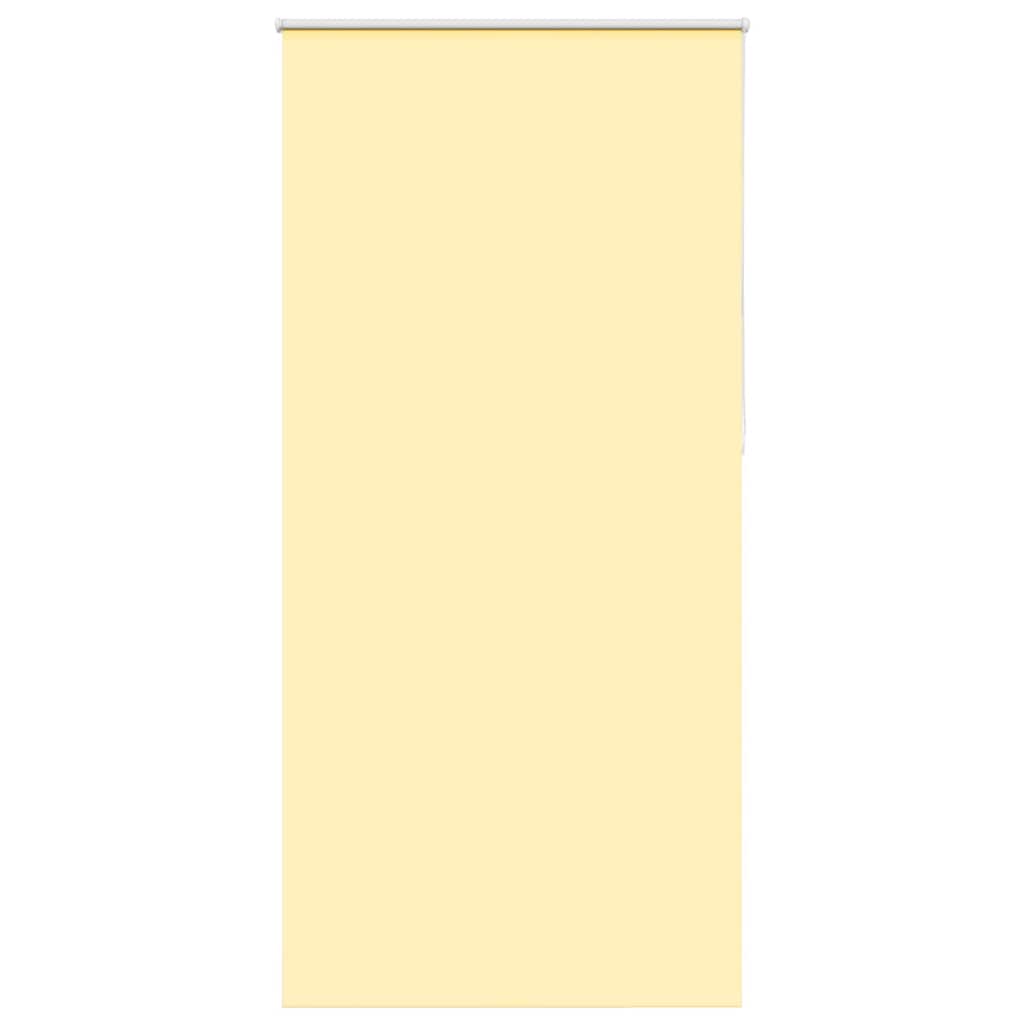 Vidaxl rolgordijn verduisterend 115x210 cm stofbreedte 110,7 cm geel