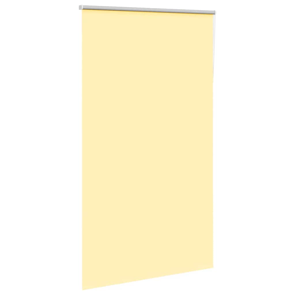 Vidaxl rolgordijn verduisterend 135x210 cm stofbreedte 131,6 cm geel