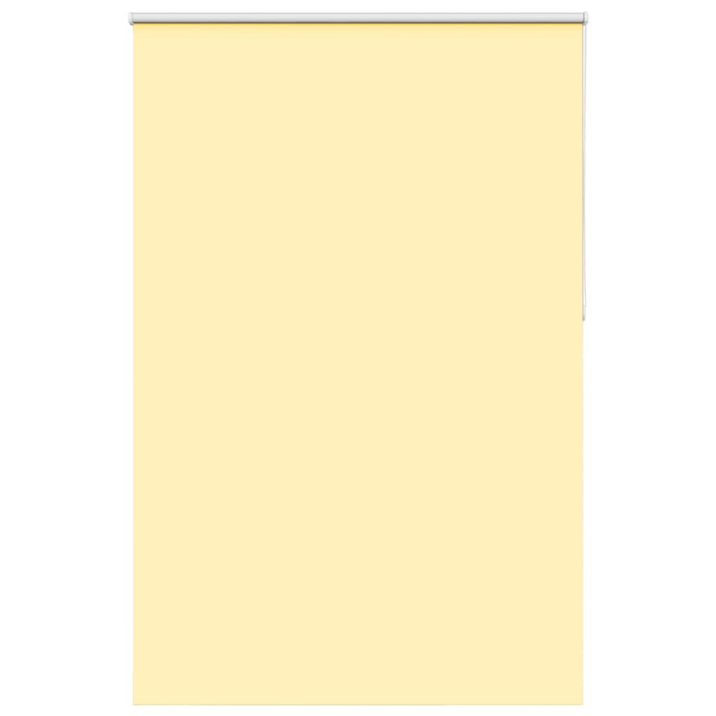Vidaxl rolgordijn verduisterend 145x210 cm stofbreedte 141,6 cm geel