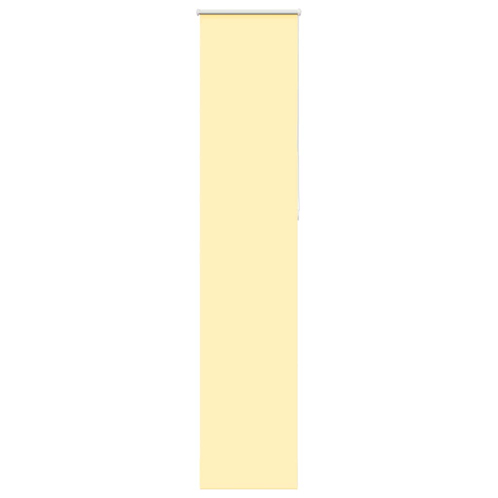 Vidaxl rolgordijn verduisterend 50x230 cm stofbreedte 45,7cm geel