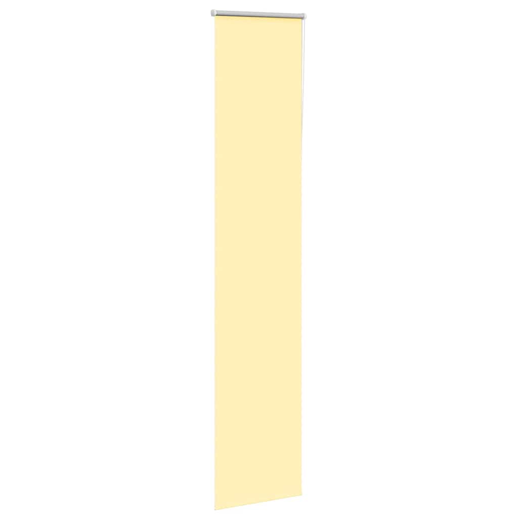 Vidaxl rolgordijn verduisterend 60x230 cm stofbreedte 55,7cm geel