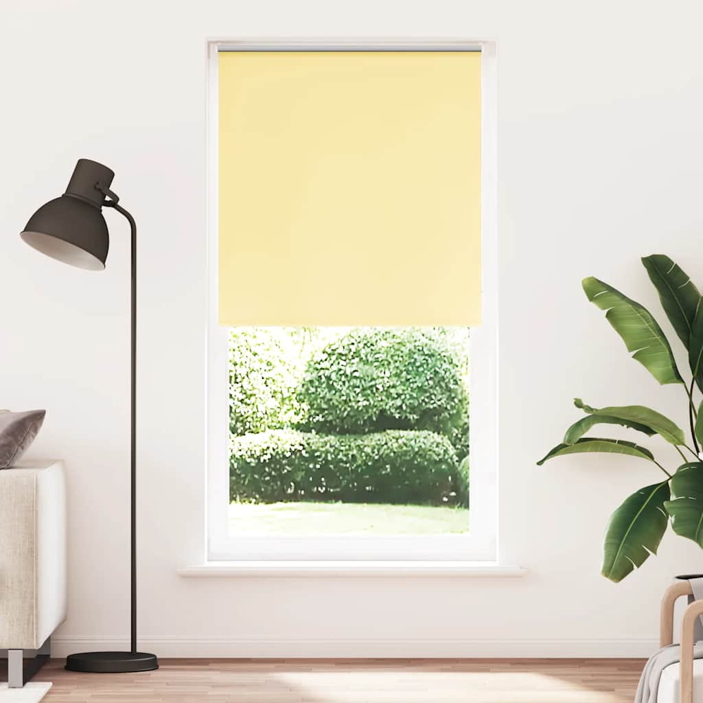 Vidaxl rolgordijn verduisterend 105x230 cm stofbreedte 100,7 cm geel