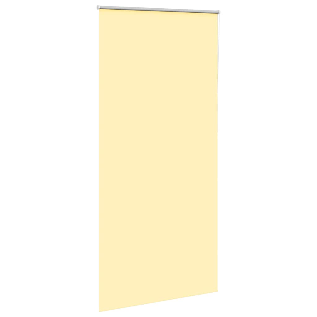 Vidaxl rolgordijn verduisterend 105x230 cm stofbreedte 100,7 cm geel