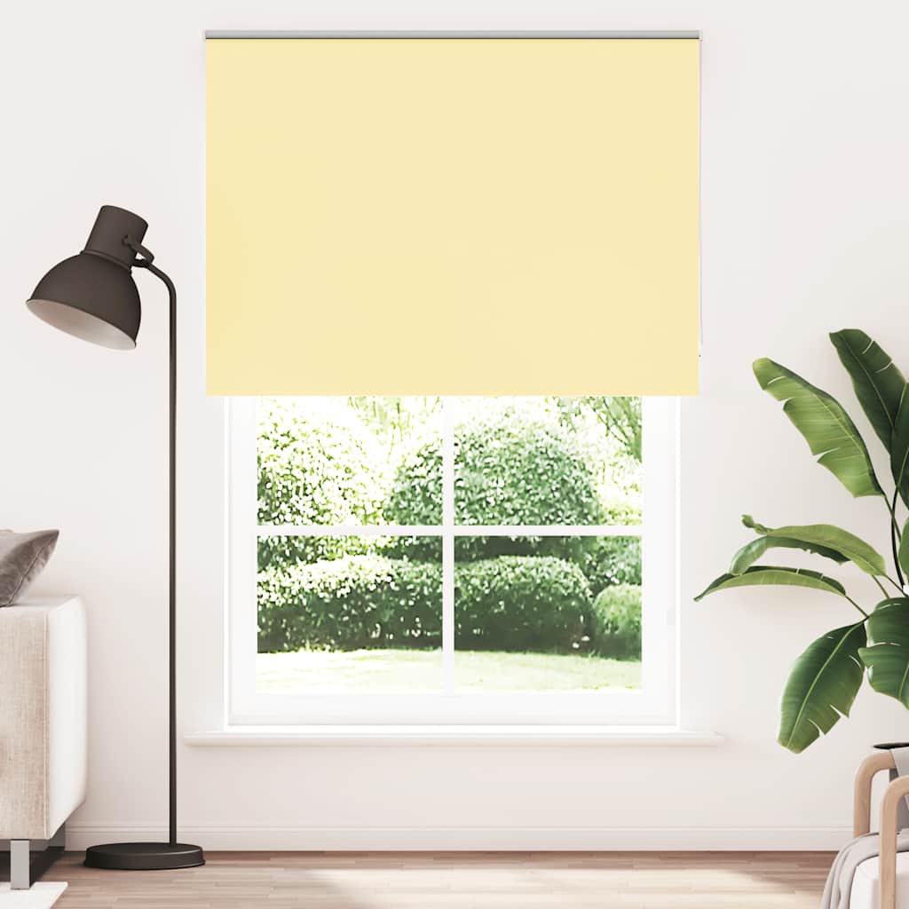 Vidaxl rolgordijn verduisterend 155x230 cm stofbreedte 151,6 cm geel