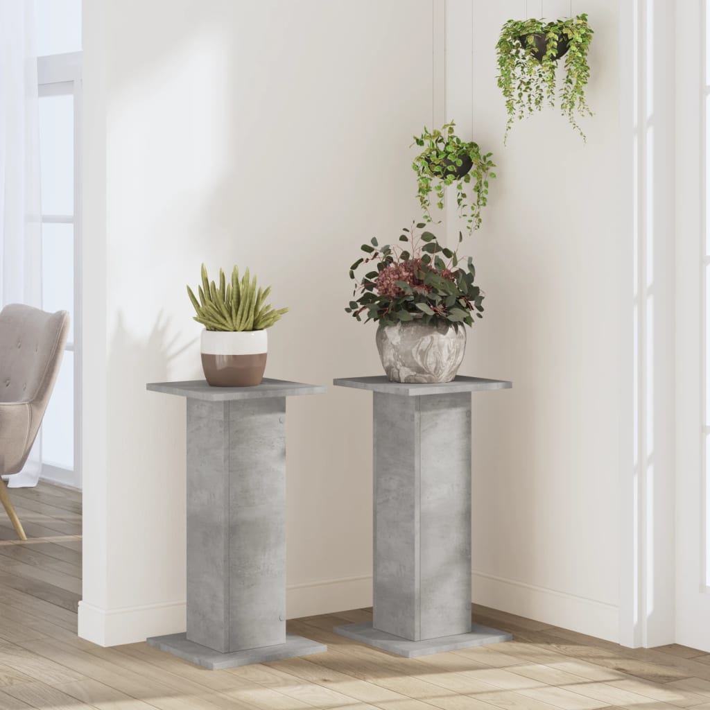 VIDAXL -Planzständer 2 Stück 30 x 30 x 60 cm verarbeiteter Holzbetonpreis