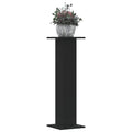 Vidaxl plantenstandaards 2 st 30x30x95 cm bewerkt hout zwart
