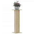 Vidaxl plantenstandaards 2 st 30x30x95 cm bewerkt hout sonoma eiken
