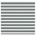 Vidaxl zebra rolgordijn 165x100 cm stofbreedte 160,9 cm donkergrijs