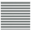 Vidaxl zebra rolgordijn 165x150 cm stofbreedte 160,9 cm donkergrijs