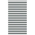 Vidaxl zebra rolgordijn 125x200 cm stofbreedte 120,9 cm donkergrijs