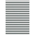 Vidaxl zebra rolgordijn 160x200 cm stofbreedte 155,9 cm donkergrijs