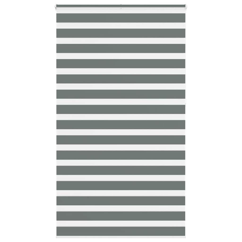VidaXL Zebra-Rollo 120 x 230 cm, Stoffbreite 115,9 cm, dunkelgrau