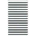 Vidaxl zebra rolgordijn 135x230 cm stofbreedte 130,9 cm donkergrijs