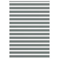 Vidaxl zebra rolgordijn 155x230 cm stofbreedte 150,9 cm donkergrijs