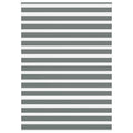 Vidaxl zebra rolgordijn 160x230 cm stofbreedte 155,9 cm donkergrijs