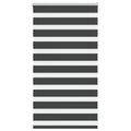 Vidaxl zebra rolgordijn 90x100 cm stofbreedte 85,9 cm zwart