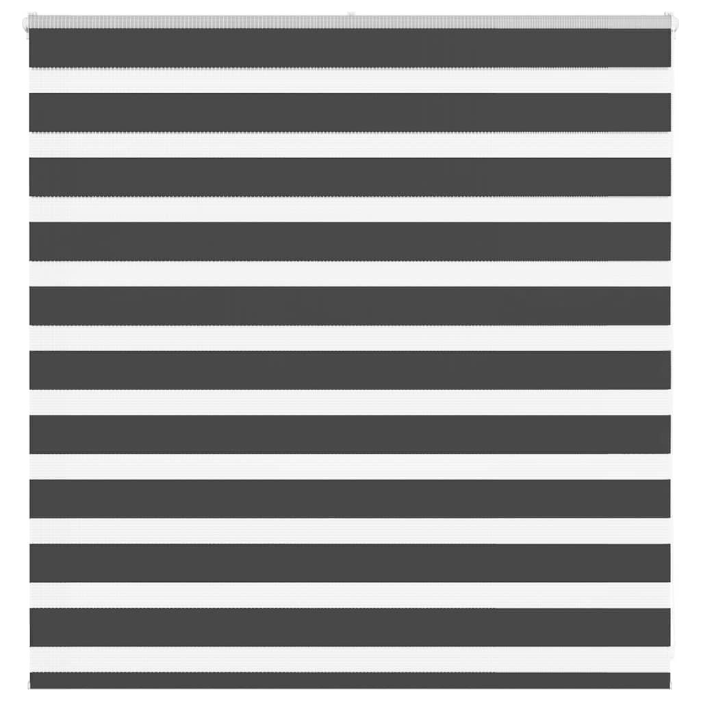Vidaxl zebra rolgordijn 145x100 cm stofbreedte 140,9 cm zwart