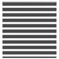 Vidaxl zebra rolgordijn 150x100 cm stofbreedte 145,9 cm zwart