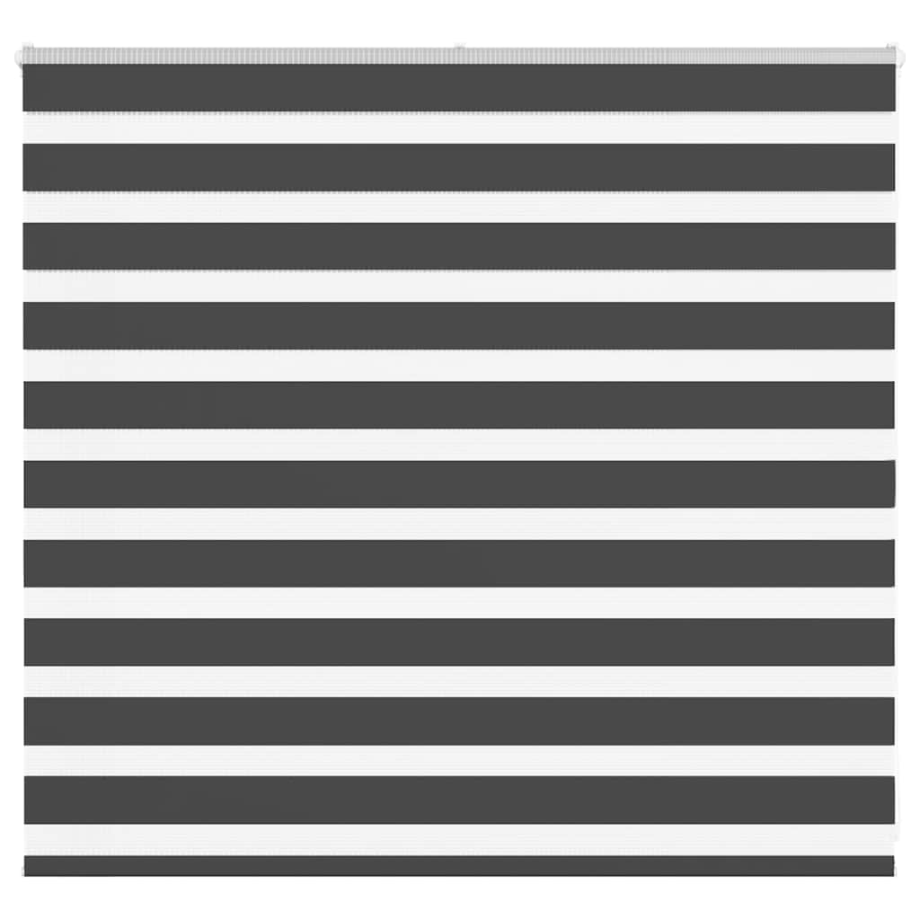 Vidaxl zebra rolgordijn 165x100 cm stofbreedte 160,9 cm zwart