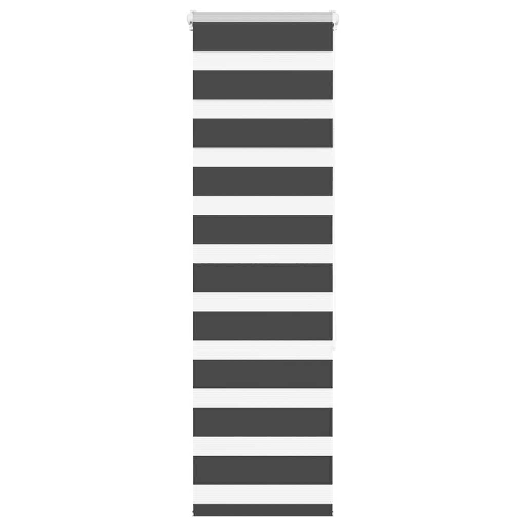 VidaXL Zebra-Rollo 40 x 150 cm, Stoffbreite 35,9 cm, schwarz