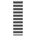 Vidaxl zebra rolgordijn 45x150 cm stofbreedte 40,9 cm zwart