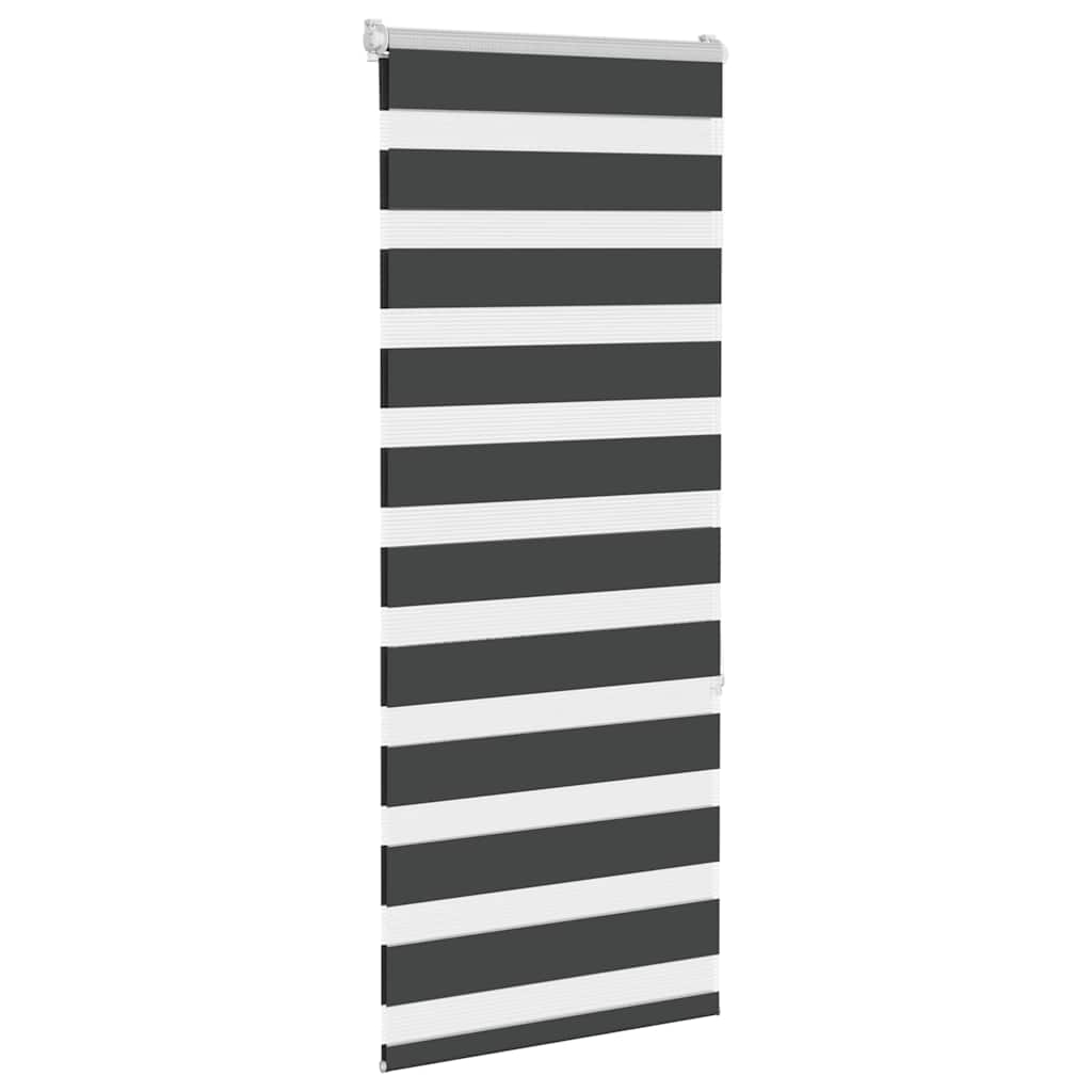 VidaXL Zebra-Rollo 60 x 150 cm, Stoffbreite schwarz 55,9 cm