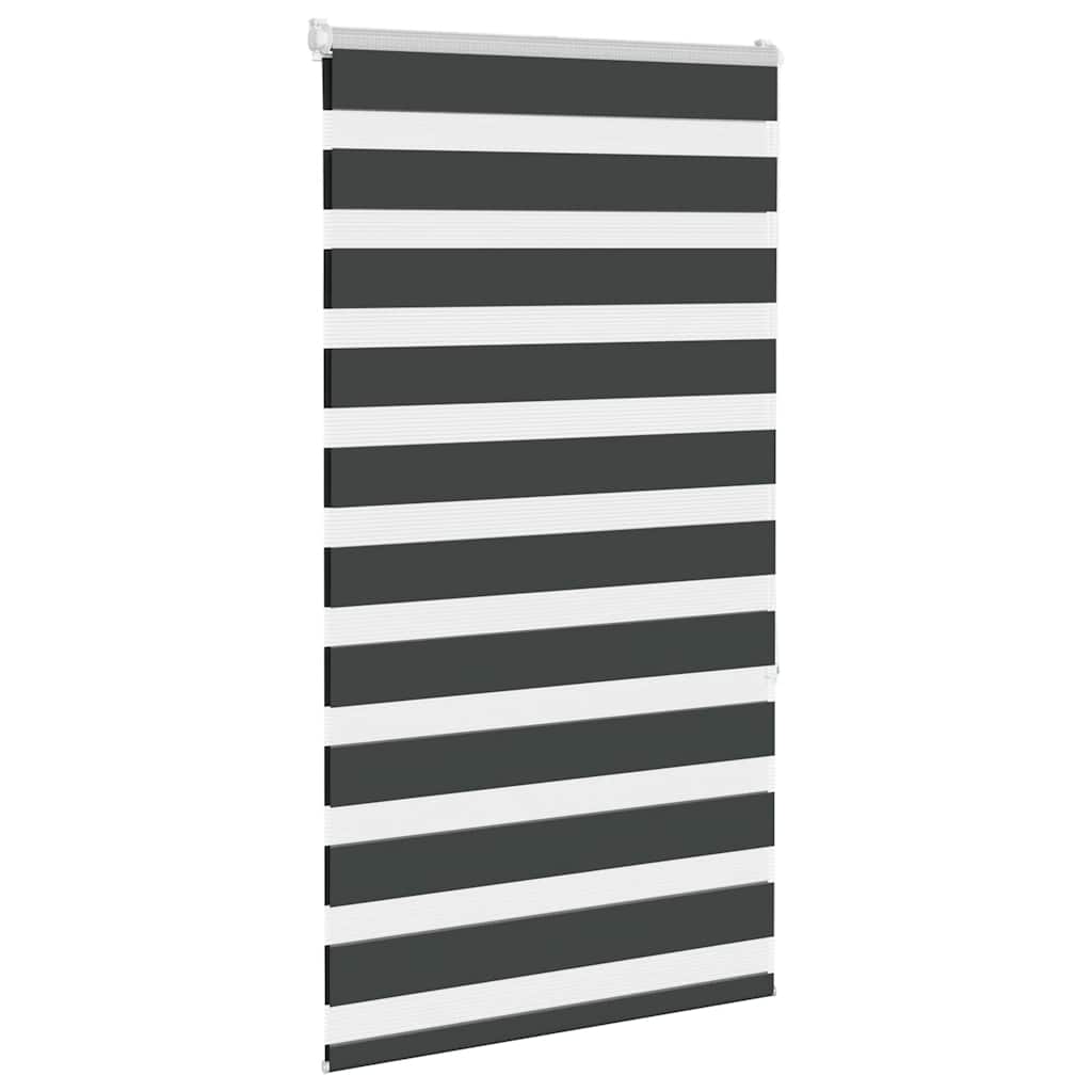 VidaXL Zebra-Rollo 85 x 150 cm, Stoffbreite 80,9 cm, schwarz