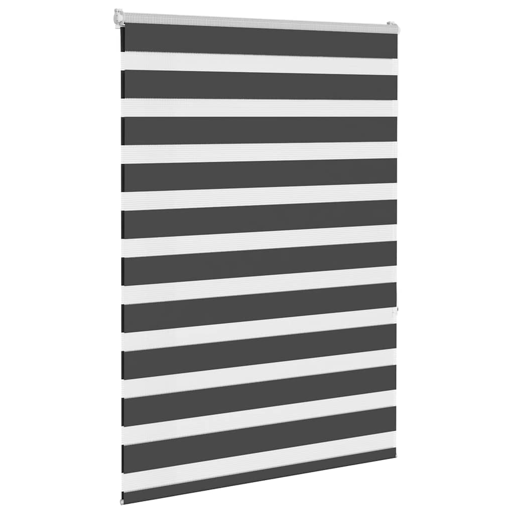 VidaXL Zebra-Rollo 105 x 150 cm, Stoffbreite 100,9 cm, schwarz