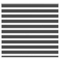 Vidaxl zebra rolgordijn 160x150 cm stofbreedte 155,9 cm zwart