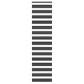 Vidaxl zebra rolgordijn 60x200 cm stofbreedte zwart 55,9 cm